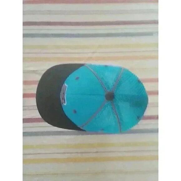 Pacific Headwear Blue Baseball Cap with B - Fitted Back - 904M - Youth - Picture 5 of 6